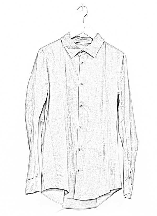 hide-M | TAICHI MURAKAMI Inside Shirt, men, grey cotton