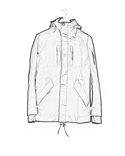 11by BBS 11 Boris Bidjan Saberi J2C water resitant jacket SS19 nylon cotton black hide m 1