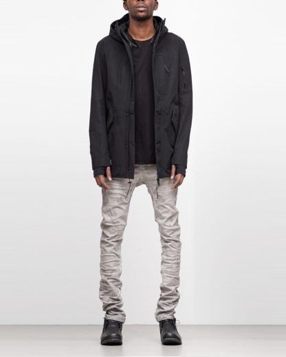 11by BBS 11 Boris Bidjan Saberi J2C water resitant jacket SS19 nylon cotton black hide m 3
