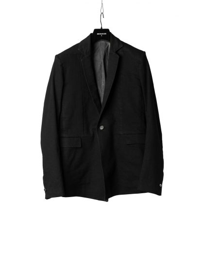 BORIS BIDJAN SABERI BBS Men Classic Blazer Jacket Herren Jacke SUIT2 exclusively limited Resin Dyed F1401M cotton pu black hide m 2