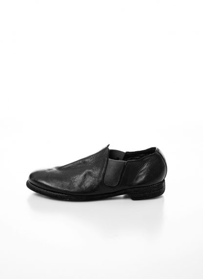 GUIDI men classic slipper derby shoe 109 herren leder schuh goodyear horse full grain leather black hide m 2