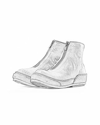 Guidi women front zip boot shoe PLS red 1006t horse full grain leather hide m 1