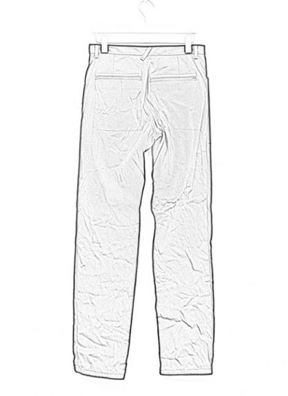 Individual Sentiments men flap pocket pants ss18 black washi paper cotton hide m 1