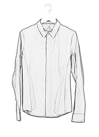 Individual Sentiments shirt fw1617 woven basic shirt cotton black hide m 1