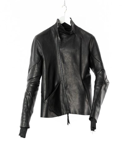 hide-m | LEON EMANUEL BLANCK Distortion Leather Jacket black horse