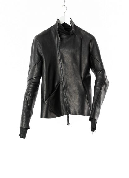 LEON EMANUEL BLANCK LEB Men Classic Distortion Jacket DIS M LJ 01 lined Herren Leder Jacke horse leather black hide m 22