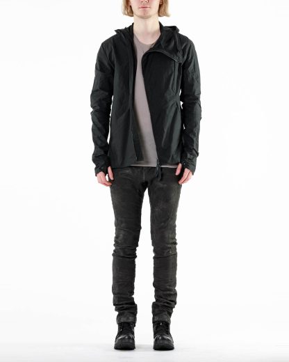 LEON EMANUEL BLANCK LEB Men Distortion L Jacket Exclusively DIS M LJ 01 With Removable Extended Jacket DIS M OUC 01 horse leather sanded dark grey hide m 11
