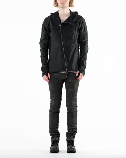 LEON EMANUEL BLANCK LEB Men Distortion L Jacket Exclusively DIS M LJ 01 With Removable Extended Jacket DIS M OUC 01 horse leather sanded dark grey hide m 12