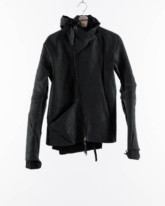 LEON EMANUEL BLANCK LEB Men Distortion L Jacket Exclusively DIS M LJ 01 With Removable Extended Jacket DIS M OUC 01 horse leather sanded dark grey hide m 2