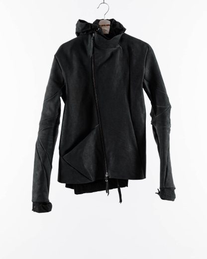 LEON EMANUEL BLANCK LEB Men Distortion L Jacket Exclusively DIS M LJ 01 With Removable Extended Jacket DIS M OUC 01 horse leather sanded dark grey hide m 2