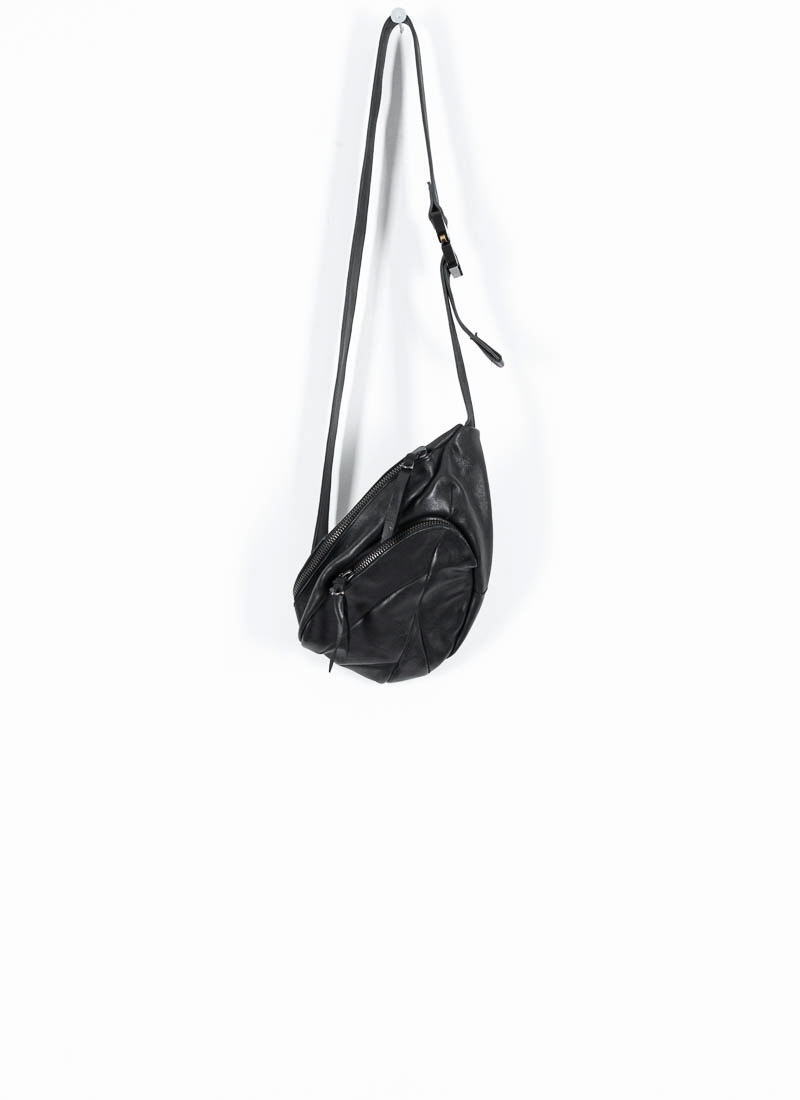 hide-m | LEON EMANUEL Dealer Bag S, black horse leather