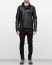 Leon Emanuel Blanck FW18 distortion men jacket merino shearling leather black hide m 3