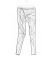 Leon Emanuel Blanck fw1718 women distortion fitted pants soft stretch lamb black hide m 1