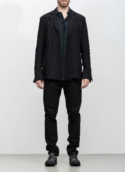 M.A maurizio amadei men 2 button medium fit jacket blazer J290 black LR hide m 3