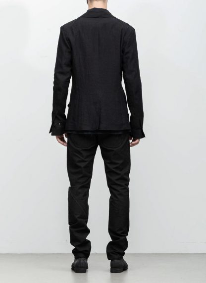 M.A maurizio amadei men 2 button medium fit jacket blazer J290 black LR hide m 6