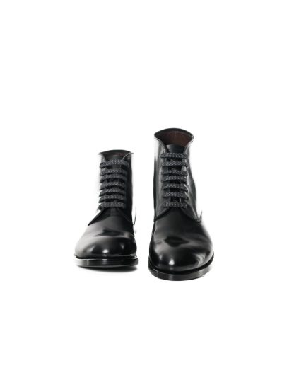 MMORIABC Maurizio Altieri AAA dve AAA2 Men Ankle Boot Herren Stiefel Shoe horween genuine shell cordovan horse leather black hide m 4