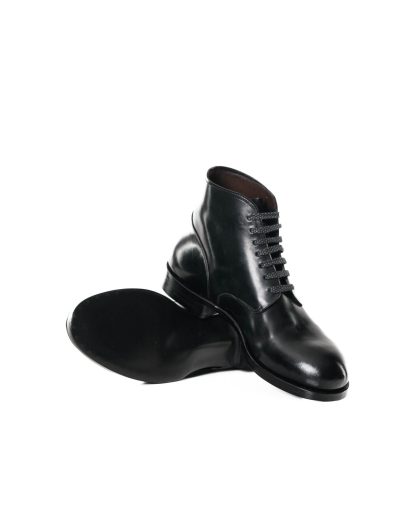 MMORIABC Maurizio Altieri AAA dve AAA2 Men Ankle Boot Herren Stiefel Shoe horween genuine shell cordovan horse leather black hide m 5
