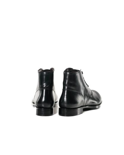 MMORIABC Maurizio Altieri AAA dve AAA2 Men Ankle Boot Herren Stiefel Shoe horween genuine shell cordovan horse leather black hide m 6