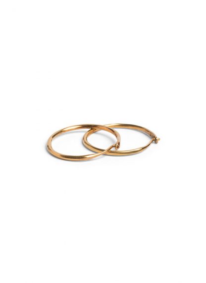 Werkstatt Muenchen hoop earrings fine hammered gold diameter 2cm m4512 900 000 gold 22k hide m
