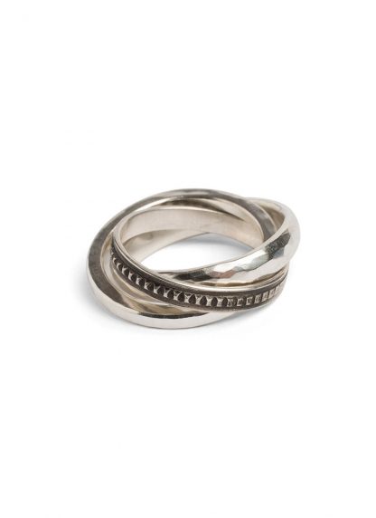 Werkstatt Muenchen ring forever hammered m1417 925 sterling silver hide m
