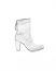 m.a maurizio amadei women back zip high heel short boot shoe schuh stiefel SW7N21Z vachetta cow leather black hide m 1