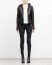 m.a maurizio amadei women relaxed aviator jacket damen leder jacke JW225HZ SY wasched cow leather black hide m 3