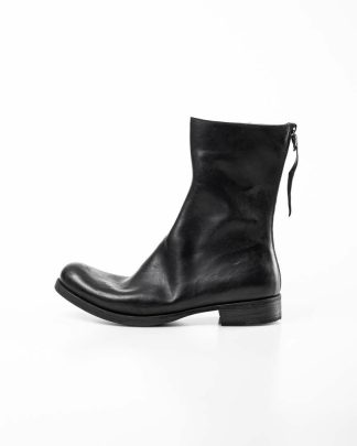 ma macross maurizio amadei men back zip boot shoe schuh shoe herren stiefel S1N3Z horse leather rev black hide m 2