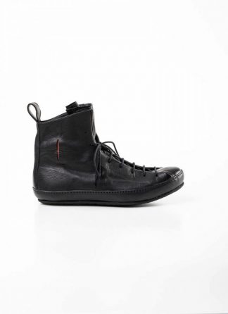 ma macross maurizio amadei men double fold high top sneaker shoe schuh S9P2 R SY washed cow leather black hide m 2