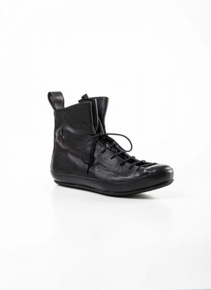 ma macross maurizio amadei men double fold high top sneaker shoe schuh S9P2 R SY washed cow leather black hide m 3