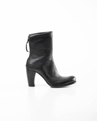 ma maurizio amadei women back zip high heel short boot shoe damen schuh stiefel SW7N21Z vachetta cow leather black hide m 2