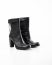 ma maurizio amadei women back zip high heel short boot shoe damen schuh stiefel SW7N21Z vachetta cow leather black hide m 3