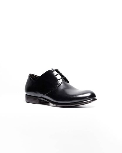 mmoriabc maurizio altieri men derby shoe schuh CC I genuine horween shell cordovan leather black hide m 3
