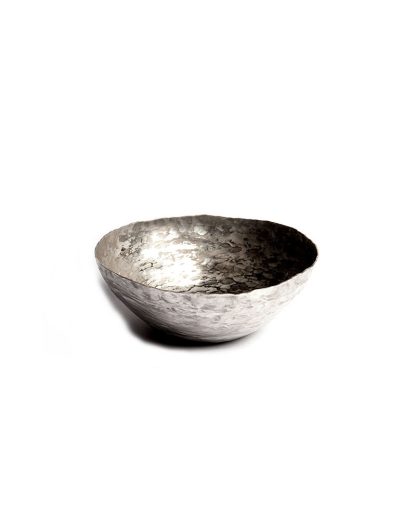 werkstatt munchen m0070 small bowl sterling silver hide m 1