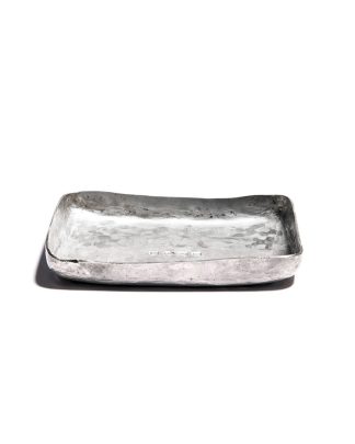 werkstatt munchen m0090 small tray sterling silver hide m 1
