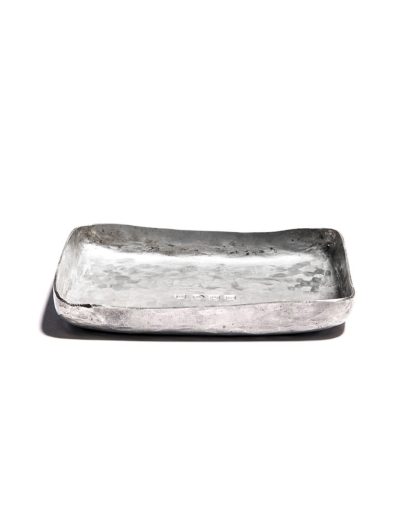 werkstatt munchen m0090 small tray sterling silver hide m 1