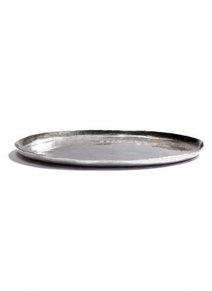 werkstatt munchen m0110 oval tray sterling silver hide m 1