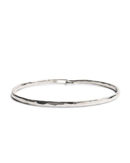 werkstatt munchen m2640 bangle hook forged sterling silver hide m 1