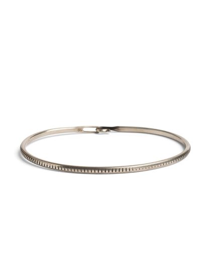 werkstatt munchen m2640 bangle hook trace sterling silver hide m 1