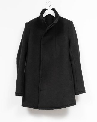 BORIS BIDJAN SABERI roots men coat jacket herren jacke mantel COAT SHORT FFB10003 pure cashmere black hide m 2