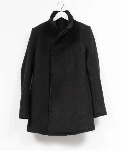 BORIS BIDJAN SABERI roots men coat jacket herren jacke mantel COAT SHORT FFB10003 pure cashmere black hide m 2