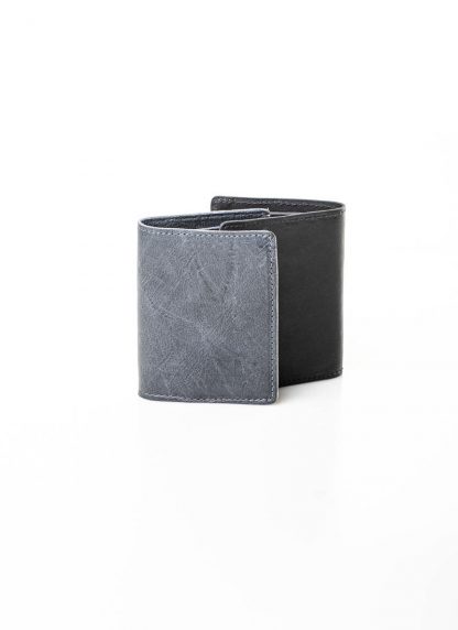GUIDI wallet geldboerse PT3 kangaroo leather black and grey hide m 3