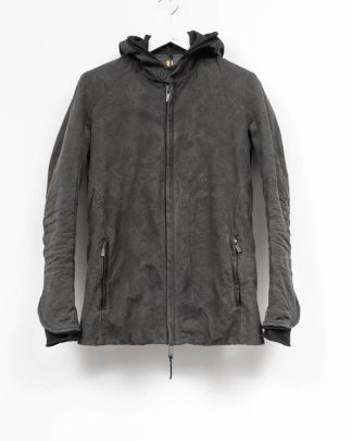 LAYER 0 Alessio Zero men E caban jacket with backpack herren jacke canvas cotton g grey hide m 2