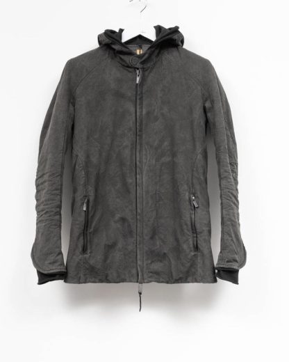 LAYER 0 Alessio Zero men E caban jacket with backpack herren jacke canvas cotton g grey hide m 2