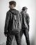 LAYER 0 Alessio Zero men E caban jacket with backpack herren jacke canvas cotton grey hide m 10