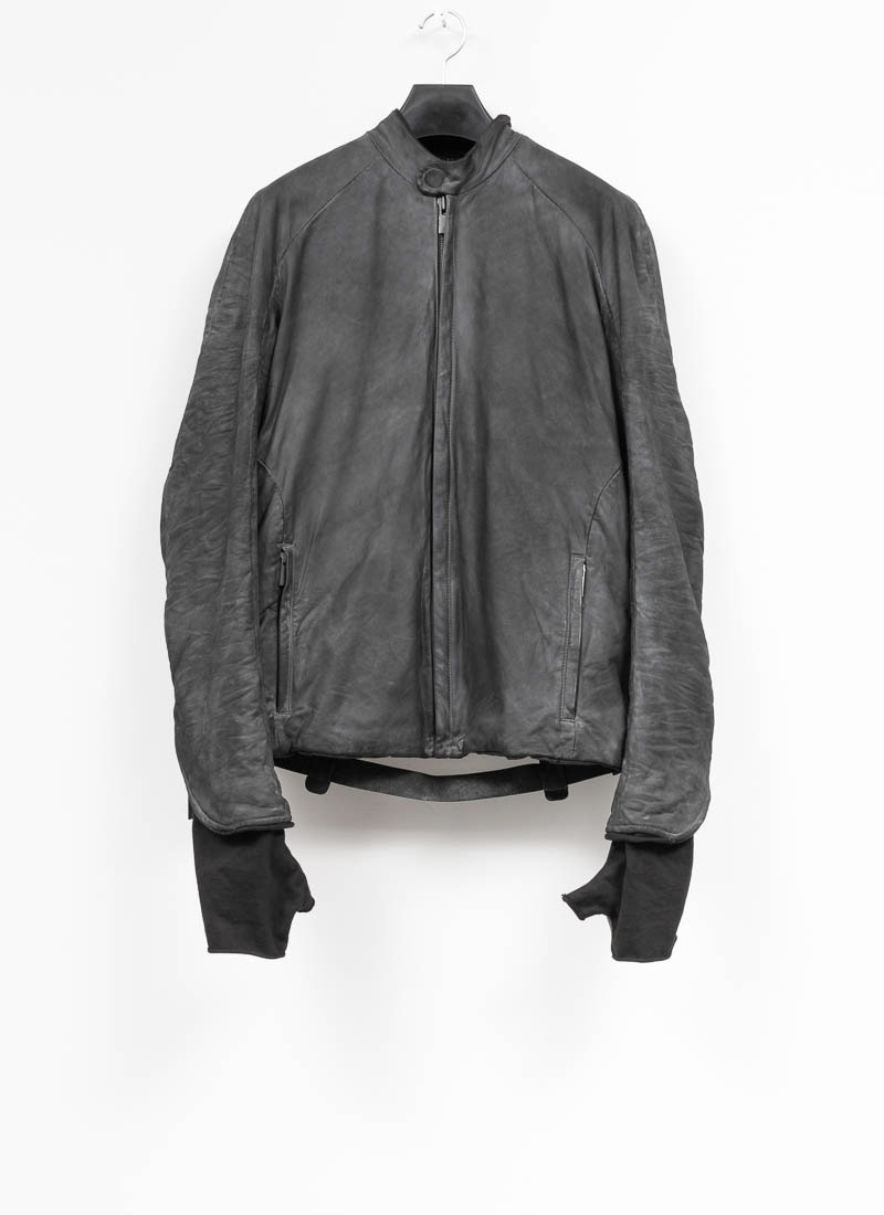 hide-m  Layer-0 Men E_jacket, very exclusive, black calf leather