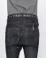 M.A MAURIZIO AMADEI men women cross studded q buckle med belt damen herren guertel EQ2C GR 3.0 cow leather 925 sterling silver black hide m 5