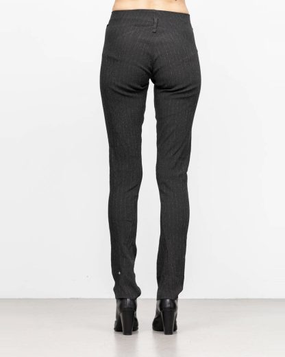 M.A MAURIZIO AMADEI women med fit pants hose PW212 EV.R viscose eme coal hide m 5