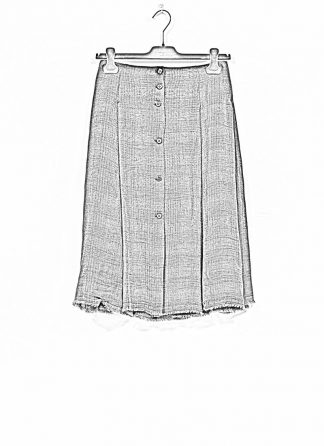 M.A MAURIZIO AMADEI women skirt damen rock K1028 LCCK linen cotton denim blue hide m 1