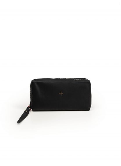 MA+ Maurizio Amadei W11LZ zipped extra large wallet geldboerse geldbeutet purse vachetta cow leather black hide m 3