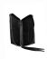 MA+ Maurizio Amadei W11LZ zipped extra large wallet geldboerse geldbeutet purse vachetta cow leather black hide m 4
